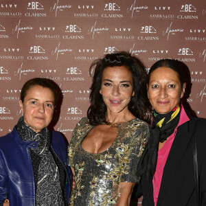 Exclusif - Catherine Marin, Sandra Sisley, Nora Sahli - Soirée du 49ème anniversaire de Sandra Sisley et les 6 ans de "Retrouvite" avec son mari Tomer au restaurant Mamamia à Paris. © Pierre Perusseau/Bestimage