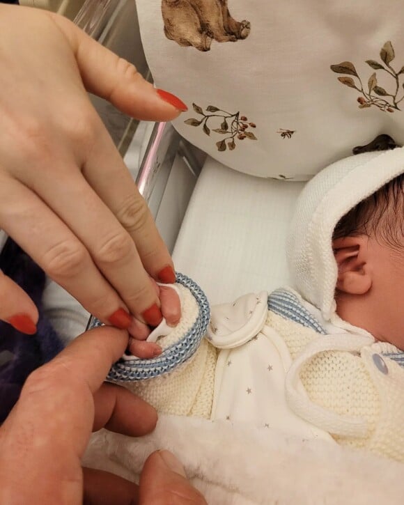 Tatiana-Laurence, jeune maman d'un petit Newt, né de ses amours avec son mari Xavier Delarue.