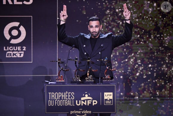 Adil Rami - Cérémonie des Trophées UNFP 2022 au Pavillon Gabriel à Paris le 15 mai 2022. © FEP/Panoramic/Bestimage