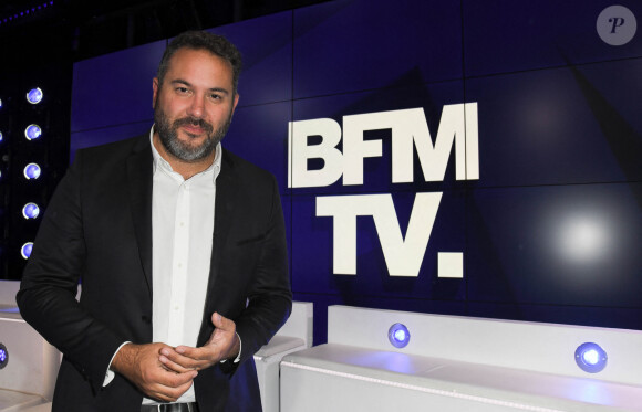 Bruce Toussaint - Conférence de presse de rentrée de BFM.TV à Paris le 5 septembre 2019. © Guirec Coadic / Bestimage