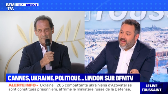 "Je vous arrête tout de suite" : Bruce Toussaint recadré par Vincent Lindon en pleine interview