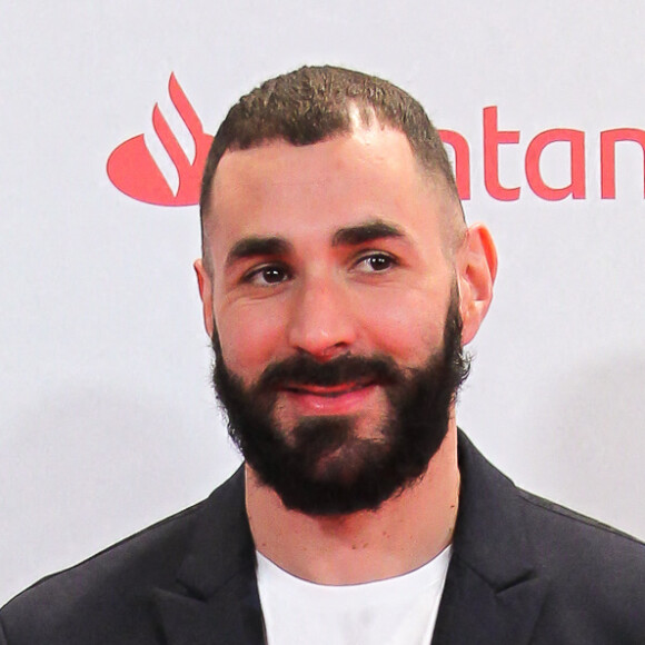 Karim Benzema au photocall de la soirée des "AS Sports Awards" à Madrid. © Irina R. Hipolito/AFP7 via Zuma Press/Bestimage