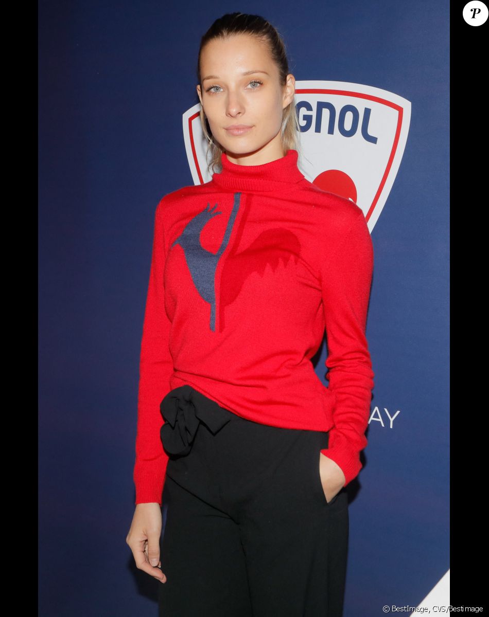 Ilona Smet - Inauguration du flagship store Rossignol au 21 boulevard des Capucines à Paris, le 22 octobre 2018 avec la collaboration de J-C. de Castelbajac. © CVS/Bestimage