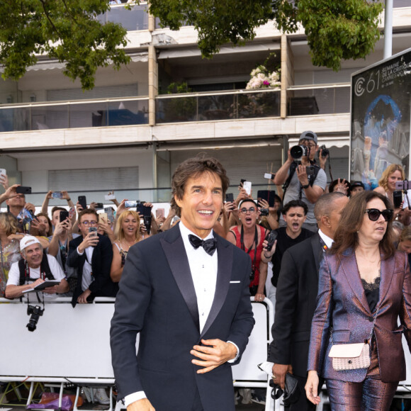 Exclusif - Tom Cruise - Arrivées à la montée des marches du film " Top Gun : Maverick " lors du 75ème Festival International du Film de Cannes. Le 18 mai 2022 © Unique Agency / Bestimage 