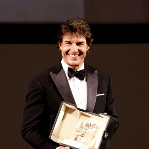 Remise de la palme d'honneur à Tom Cruise lors du 75ème Festival International du Film de Cannes. Le 18 mai 2022 © Dominique Jacovides / Bestimage 