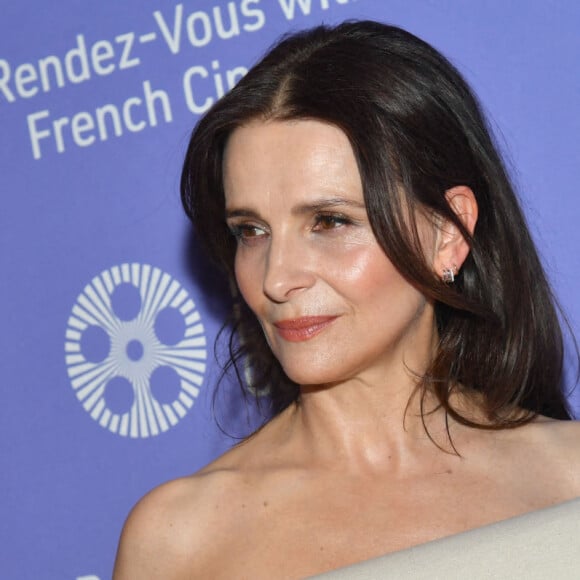 Juliette Binoche - Projection du film " Avec amour et acharnement " lors du festival " Rendez-vous with French Cinema " au Walter Reade Theater à New York. Le 3 mars 2022 