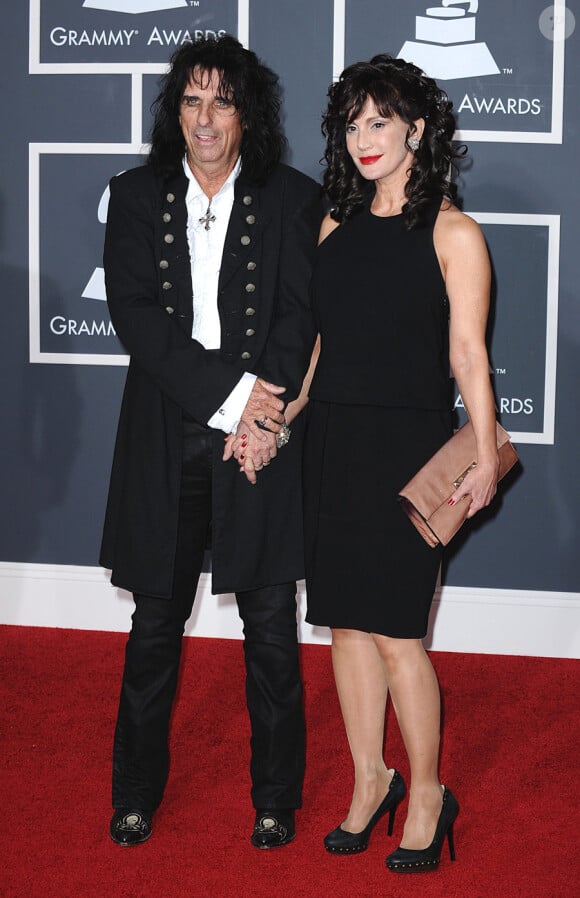 Alice Cooper et Sheryl lors des Grammy Awards le 31 janvier 2010
