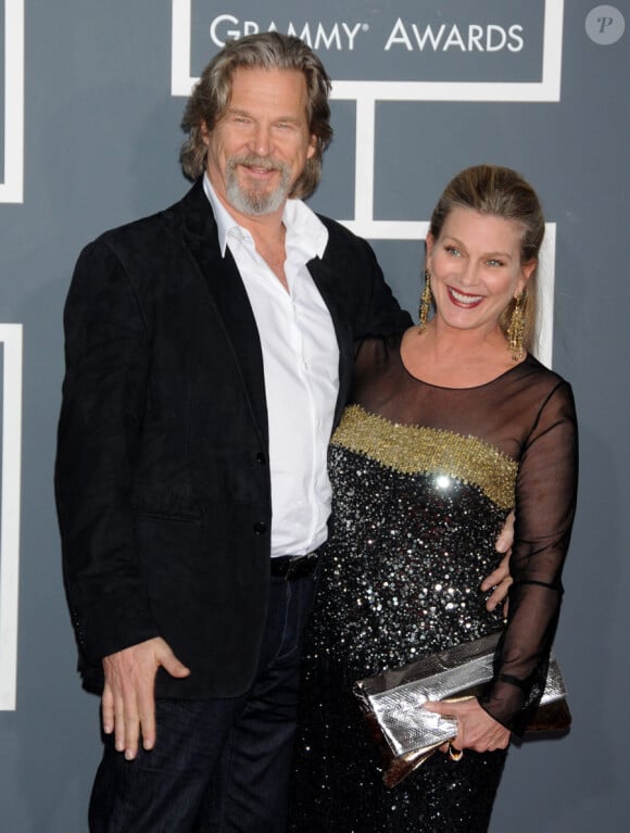 Jeff et Susan Bridges lors des Grammy Awards le 31 janvier 2010