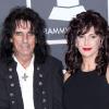 Alice Cooper et sa femme lors des Grammy Awards à Los Angeles le 31 janvier 2010
