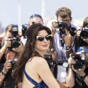 Anne Hathaway au photocall de "Armageddon Time" lors du 75ème Festival International du Film de Cannes, le 20 mai 2022. © Cyril Moreau/Bestimage 