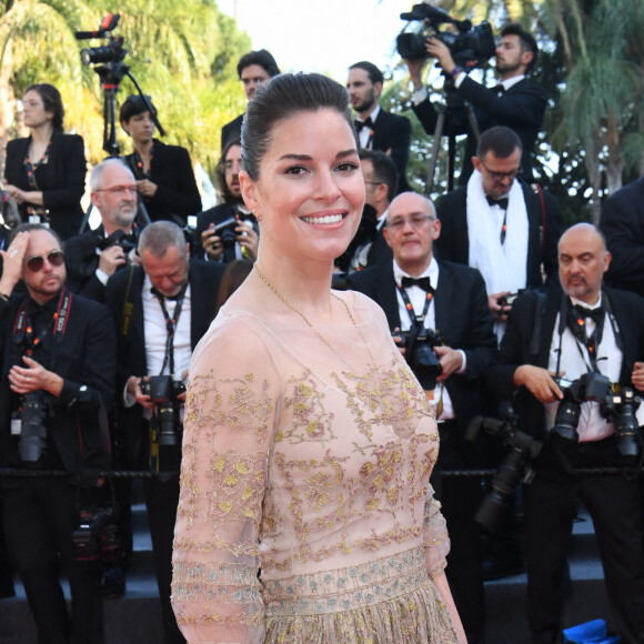 Sophie Tapie - Montée des marches du film "Armageddon Time" lors du 75ème Festival International du Film de Cannes. © Rachid Bellak / Bestimage 