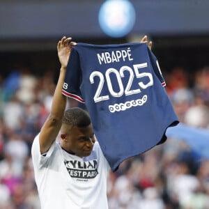 Kylian Mbappe (PSG) - Football : Match Ligue 1 Uber Eats PSG Vs Metz (5-0) au parc des princes à Paris le 21 mai 2022. © Michael Baucher/Panoramic/Bestimage 