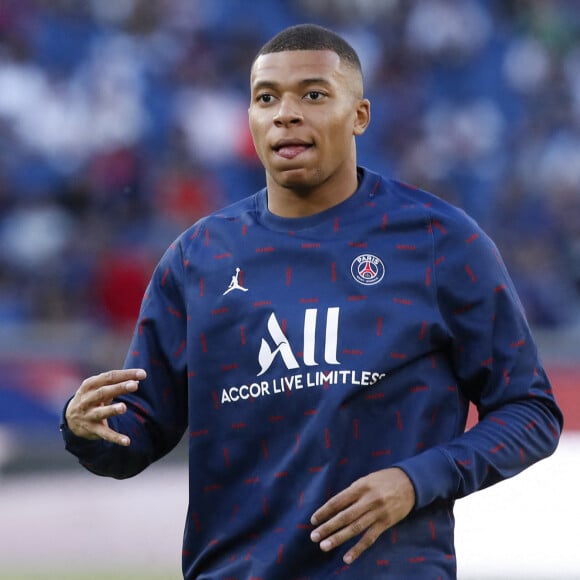 Kylian Mbappe (PSG) - Football : Match Ligue 1 Uber Eats PSG Vs Metz (5-0) au parc des princes à Paris le 21 mai 2022. © Michael Baucher/Panoramic/Bestimage 