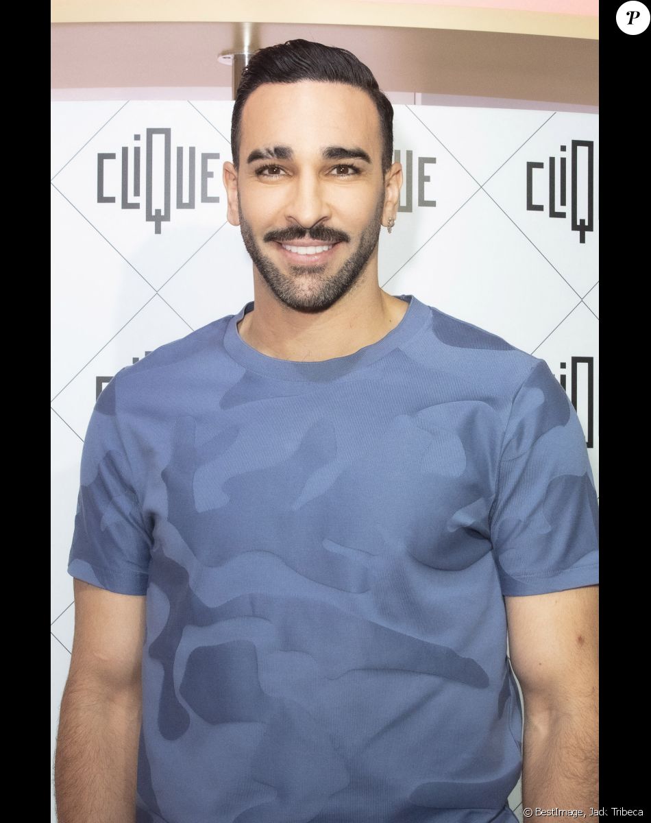 Exclusif - Adil Rami - Backstage de l'émission Clique, présentée par M.Achour et diffusée le 29 janvier 2022 à 12h45 sur C+ en clair - Paris le 27/01/2022 - © Jack Tribeca / Bestimage