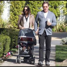 Tim Allen, sa femme, Jane Hadjuk et leur bébé, Elizabeth, à Toluca Lake, le 31 janvier 2010 !