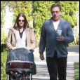 Tim Allen, sa femme, Jane Hadjuk et leur bébé, Elizabeth, à Toluca Lake, le 31 janvier 2010 !