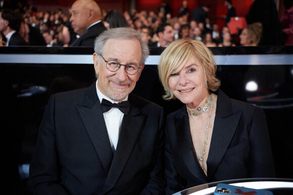 Steven Spielberg, Kate Capshaw à la 94ème édition de la cérémonie des Oscars à Los Angeles, le 27 mars 2022. 