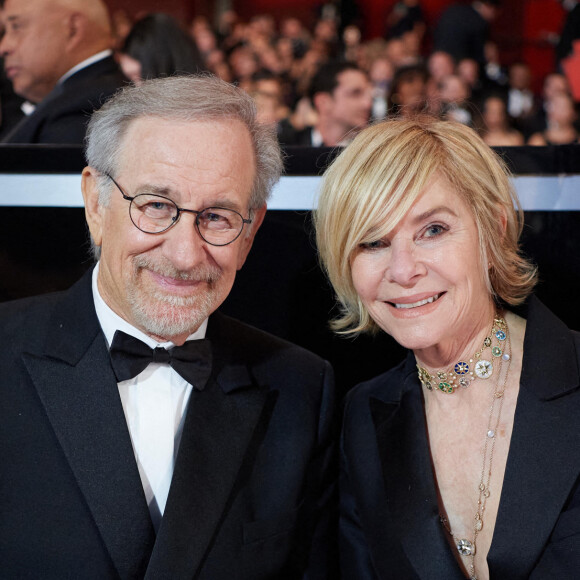 Steven Spielberg, Kate Capshaw à la 94ème édition de la cérémonie des Oscars à Los Angeles, le 27 mars 2022. 