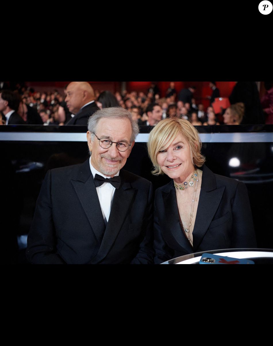 Steven Spielberg, Kate Capshaw à la 94ème édition de la cérémonie des Oscars à Los Angeles, le 27 mars 2022.