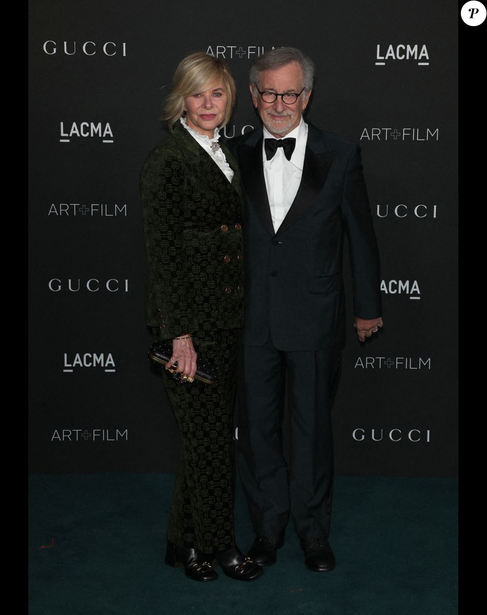 Steven Spielberg, Kate Capshaw - People au 10ème "Annual Art+Film Gala" organisé par Gucci à la "LACMA Art Gallery" à Los Angeles, le 6 novembre 2021.