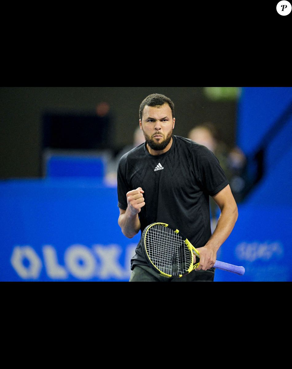 Jo Wilfried Tsonga (Fra) lors de l'Open Sud de France de tennis 2022 à Montpellier le 2 février 2022. © JB Autissier / Bestimage