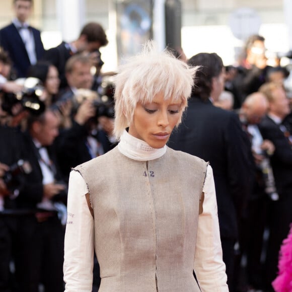 Bilal Hassani - Montée des marches du film " Elvis " lors du 75ème Festival International du Film de Cannes. Le 25 mai 2022 © Cyril Moreau / Bestimage 