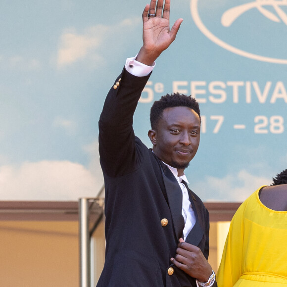Ahmed Sylla - Montée des marches du film " Un petit frère " lors du 75ème Festival International du Film de Cannes. Le 27 mai 2022 © Cyril Moreau / Bestimage