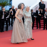 Cannes 2022 : Andie MacDowell assume ses cheveux gris, Helen Mirren glamour et changée