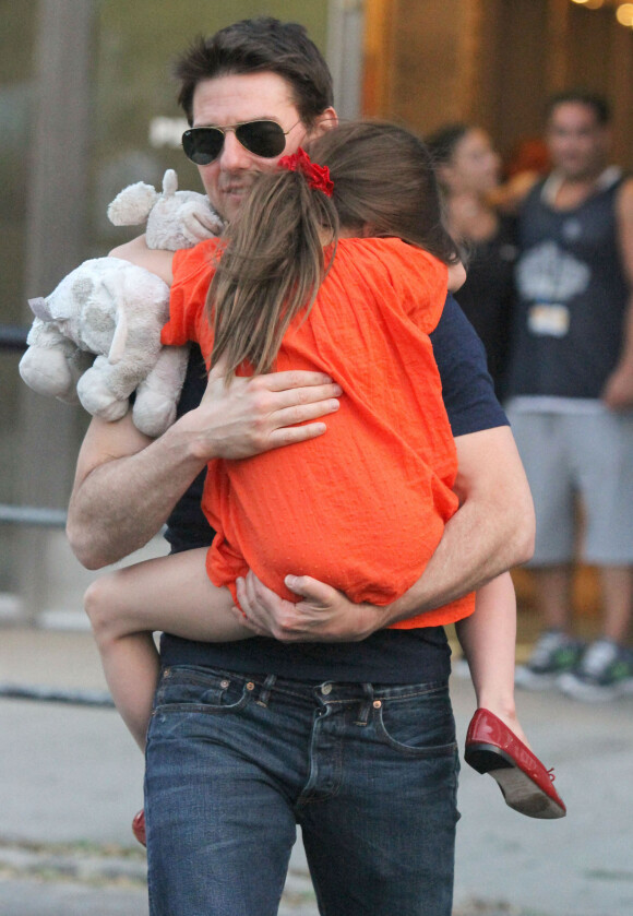 Tom Cruise et sa fille Suri en 2012