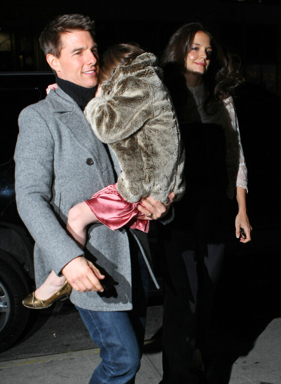 Tom Cruise et Katie Holmes avec Suri en 2011