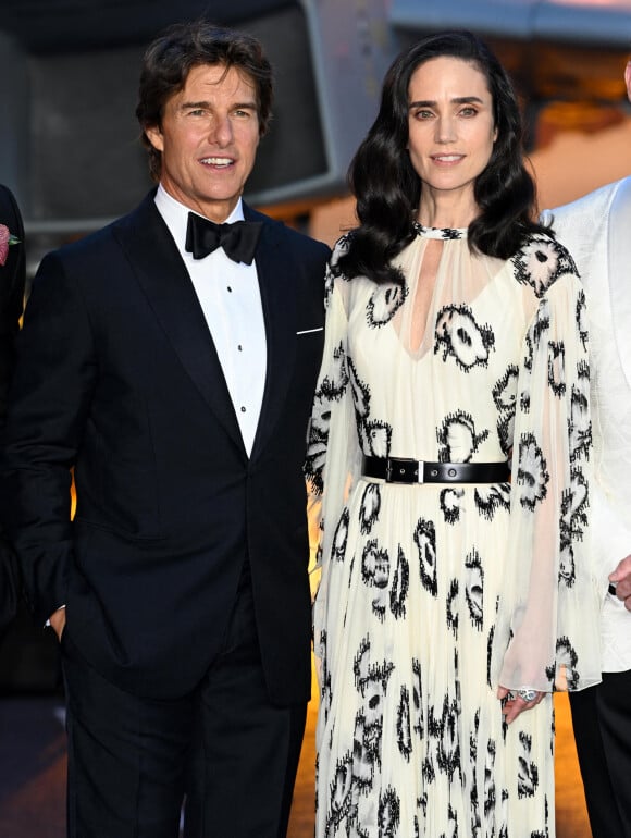 Tom Cruise, Jennifer Connelly - Première du film "Top Gun : Maverick" à Londres. Le 19 mai 2022