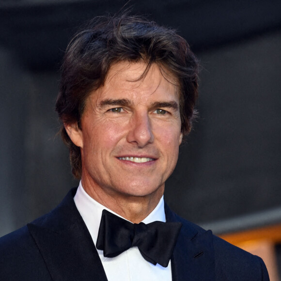 Tom Cruise à la première du film "Top Gun: Maverick" au cinéma Odeon, Leicester Square à Londres, le 19 mai 2022.