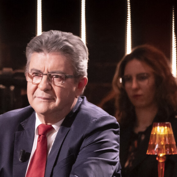 Exclusif - Jean-Luc Mélenchon - Enregistrement de l'émission "On Est En Direct (OEED)", présentée par L.Ruquier et L.Salamé, et diffusée en direct le 30 avril sur France 2 © Jack Tribeca / Bestimage 