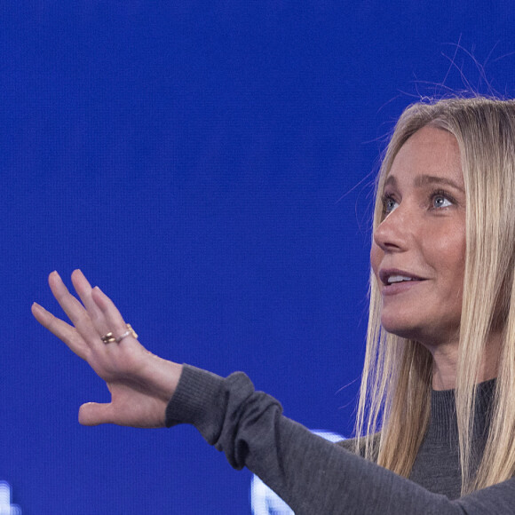 Gwyneth Paltrow donne une conférence au "Milken Institute" à Los Angeles, le 4 mai 2022. © Prensa Internacional via Zuma Press/Bestimage 