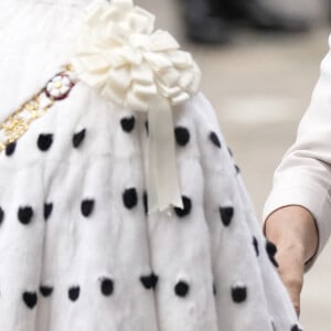 Le prince Harry, duc de Sussex, et Meghan Markle, duchesse de Sussex - Les membres de la famille royale et les invités lors de la messe célébrée à la cathédrale Saint-Paul de Londres, dans le cadre du jubilé de platine (70 ans de règne) de la reine Elisabeth II d'Angleterre. Londres, le 3 juin 2022. 