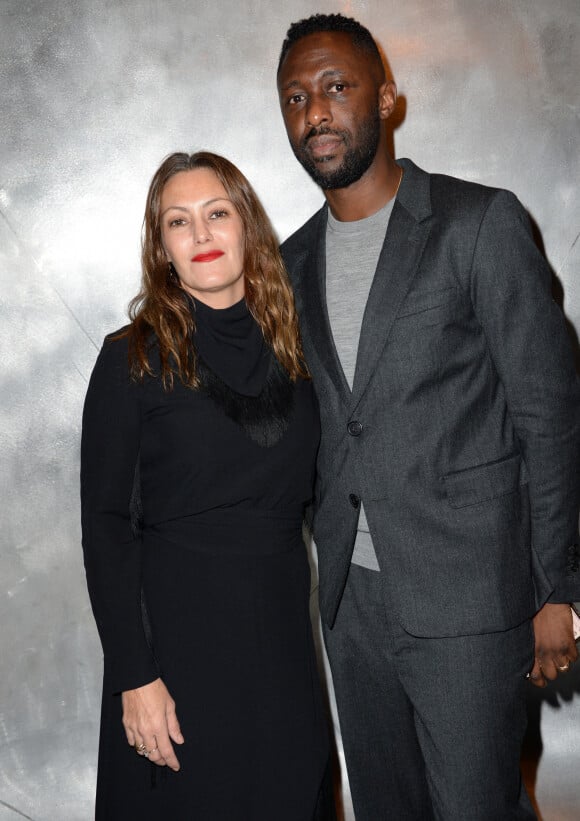 Thomas NGijol et sa compagne Karole Rocher - Cocktail pour la remise des GQ Awards "Les Hommes de l'Année 2018" au Centre Pompidou à Paris. © Veeren/Bestimage 