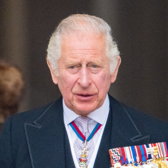 Le prince Charles, prince de Galles - Les membres de la famille royale et les invités lors de la messe célébrée à la cathédrale Saint-Paul de Londres, dans le cadre du jubilé de platine (70 ans de règne) de la reine Elisabeth II d'Angleterre. Londres, le 3 juin 2022. 