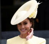 Catherine (Kate) Middleton, duchesse de Cambridge - Les membres de la famille royale et les invités lors de la messe célébrée à la cathédrale Saint-Paul de Londres, dans le cadre du jubilé de platine (70 ans de règne) de la reine Elisabeth II d'Angleterre. Londres, le 3 juin 2022. 