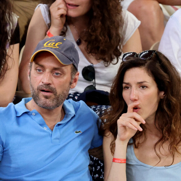 Augustin Trappenard et Doria Tillier en tribune (jour 14) lors des Internationaux de France de Tennis de Roland Garros 2022 à Paris, France, le 4 juin 2022. © Dominique Jacovides/Bestimage