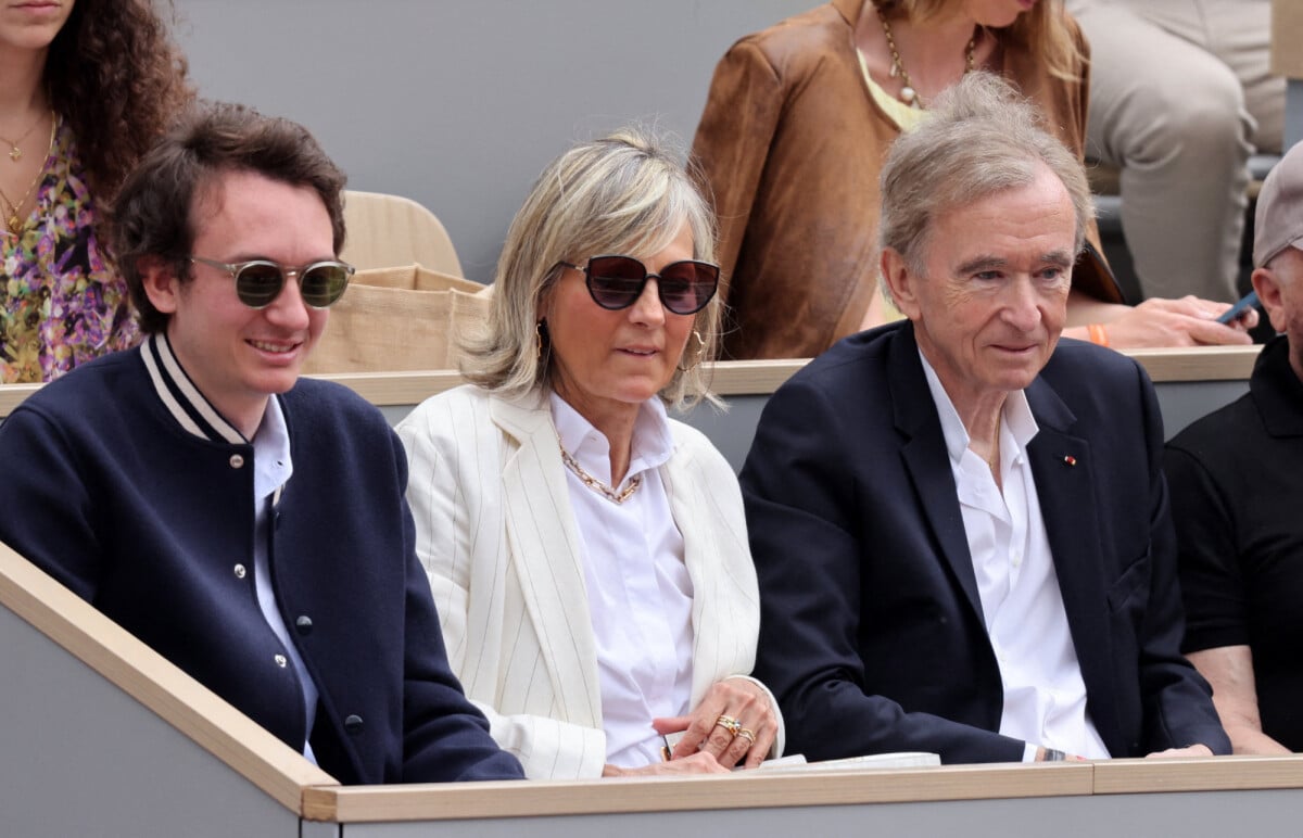 Photo : Bernard Arnault avec sa femme Hélène Mercier-Arnault et son ...