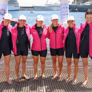 No Tabloïds - Cap Optimist en association avec la fondation princesse Charlène départ du port de Monaco pour une traversée jusqu'à Athènes en relais les Waterwoman pour un defi mondial caritatif inédit au profit des enfants vulnérables qui combattent le cancer Stéphanie Barneix, Emmanuelle Bescheron, Margot Calvet, Alexandra Lux, Marie Goyeneche, et Itziar Abascal. © Jean-Charles Vinaj/Pool Monaco/Bestimage