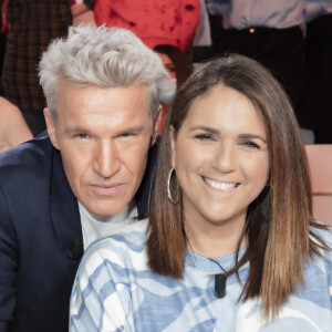 Benjamin Castaldi, Valérie Bénaïm - Sur le plateau de l'émission TPMP (Touche Pas à Mon Poste) présentée en direct par C.Hanouna le 08/02/22 en direct sur C8 - Paris le 08/02/22 © Jack Tribeca / Bestimage 