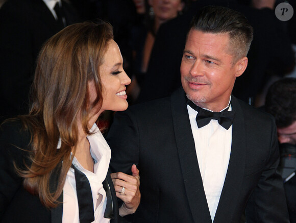 Angelina Jolie et Brad Pitt aux BAFTA Awards à Londres en 2014.
