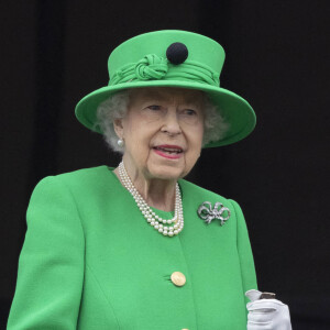La reine Elisabeth II d'Angleterre - Jubilé de platine de la reine Elisabeth II d'Angleterre à Bukingham Palace à Londres. 