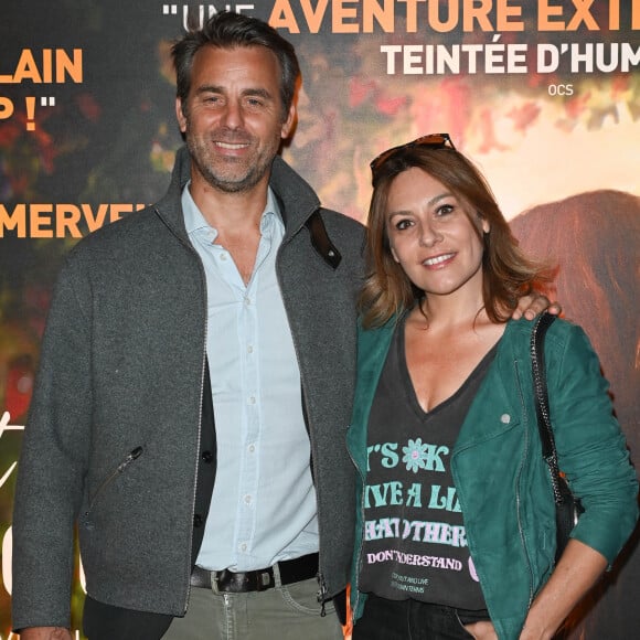 Shirley Bousquet et son compagnon Charles Watine au photocall de l'avant-première du film "C'est Magnifique !" au cinéma UGC Ciné Cité Les Halles à Paris le 31 mai 2022. © Coadic Guirec / Bestimage 