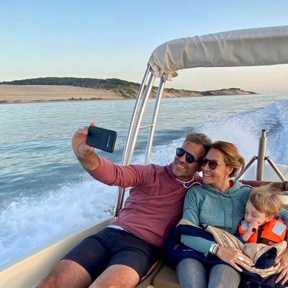 Shirley Bousquet, Charles Watine et leur fils Sören