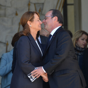 Ségolène Royal - Dernier conseil des ministres de la présidence de François Hollande au palais de l'Elysée à Paris. Le 10 mai 2017