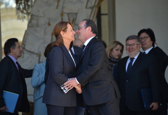 Ségolène Royal - Dernier conseil des ministres de la présidence de François Hollande au palais de l'Elysée à Paris. Le 10 mai 2017