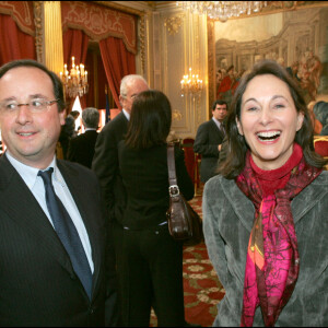 François Hollande et Ségolène Royal à l'Elysée en 2005