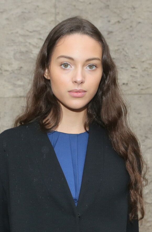 Jenaye Noah au défilé de mode "Mugler", collection prêt-à-porter Automne-Hiver 2017-2018 au palais de Tokyo à Paris, le 4 Mars 2017.© CVS/Veeren/Bestimage 